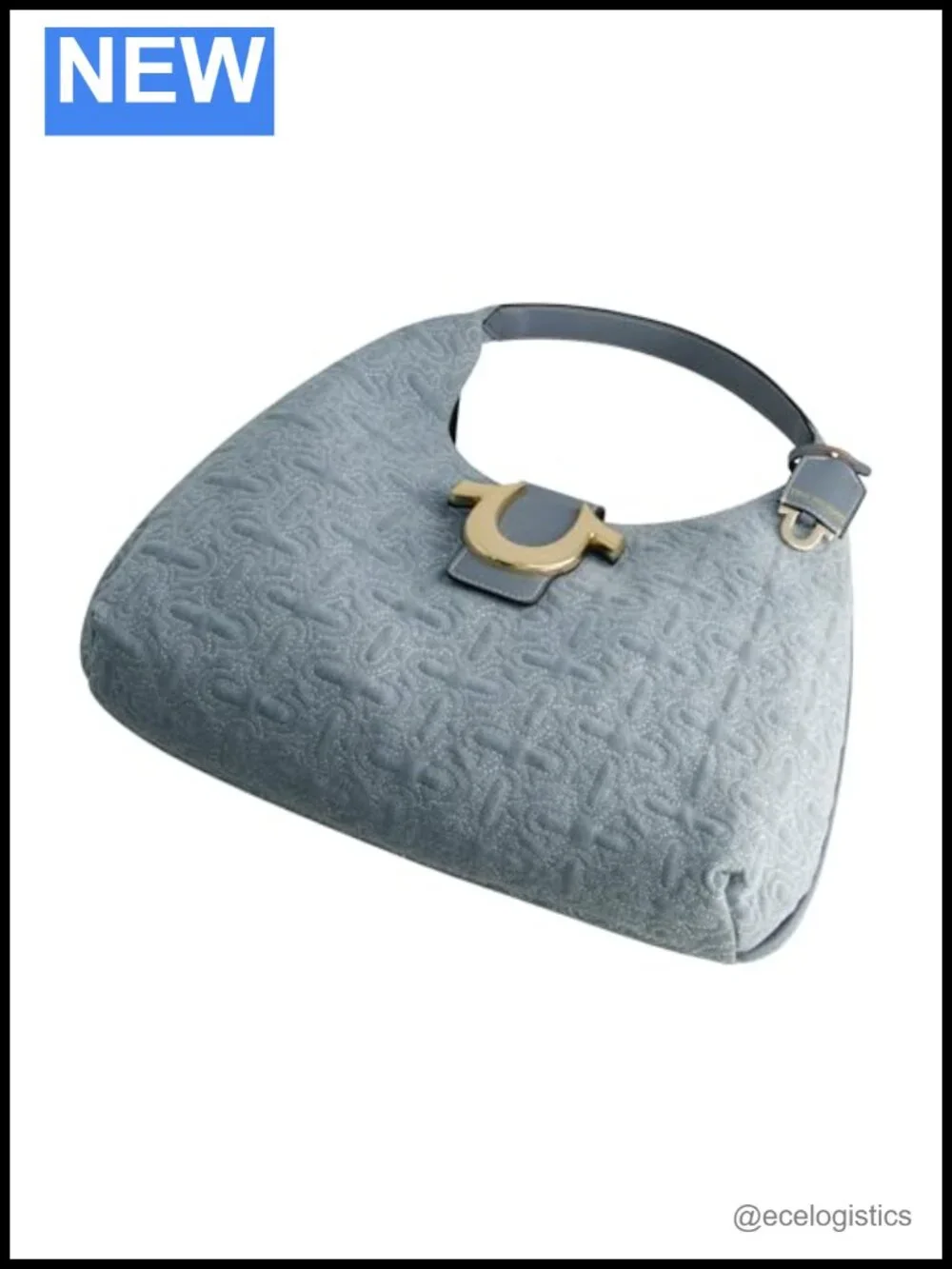 Tote Bag with Faux Suede, Removeable Strap, Magnetic Snap